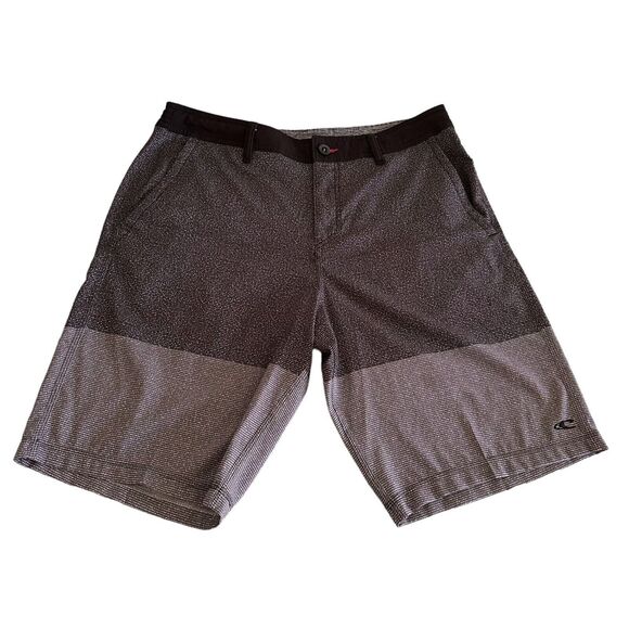 O'Neil Hybrid Board Balck Shorts Surfing Men's Size 34 Or On Land With Pockets - Picture 1 of 6